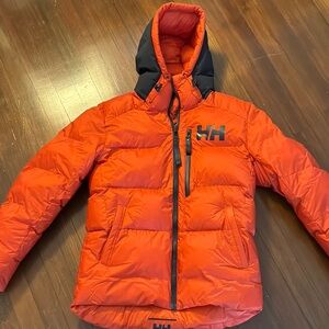 Helly Hansen Kids Orange Puffer Jacket
